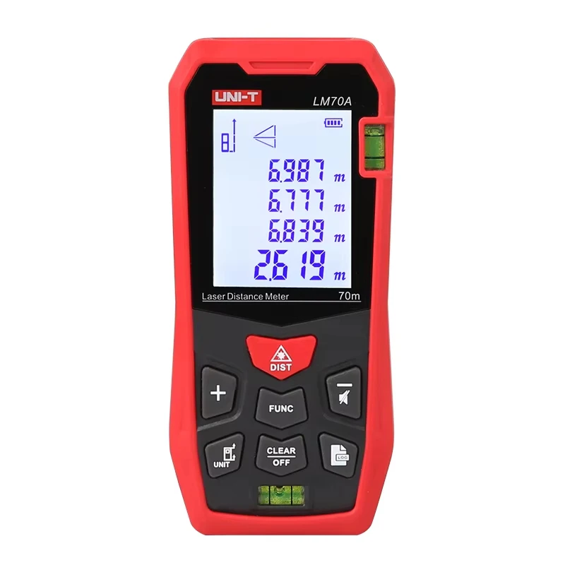 UNI-T Laser Rangefinder LM50A LM70A LM100A LM120A Laser Distance Meter Digital Range Finder Tape Measure