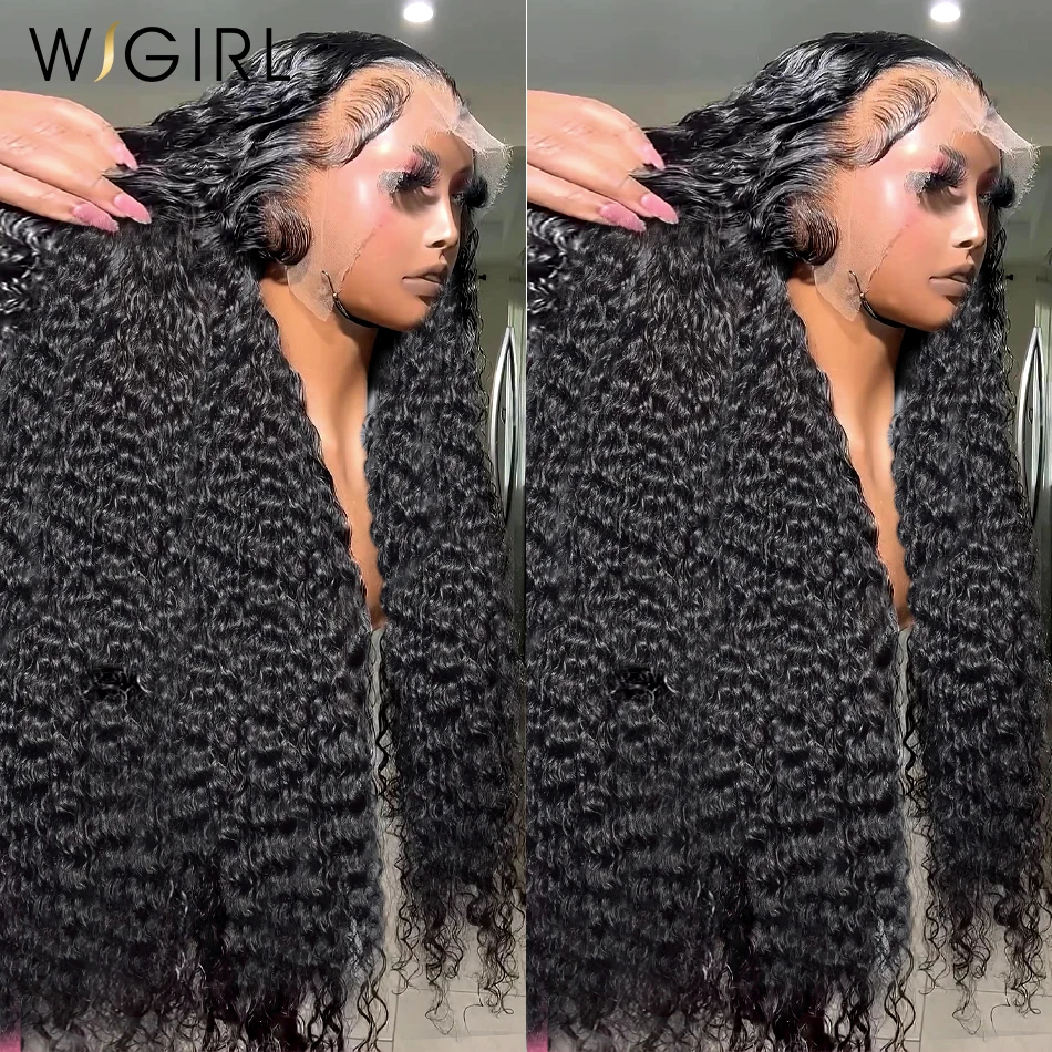 250% Hd 13x6 Water Wave Ready to Wear Human Hair Wigs 30 32 Inch Loose Deep Wave Lace Front Wig Curly 5x5 Glueless Wig For Women