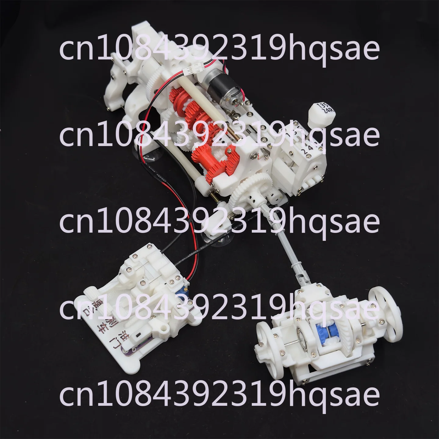 Automotive 5-speed Manual Transmission Dynamic Model with Reverse Gear Selector 3D Printed Model