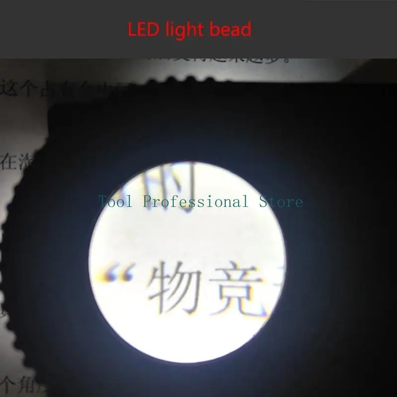 57QF 20X Lupa lupa para W/ 3 LED Light Desktop Metal Eye Lupe Escala