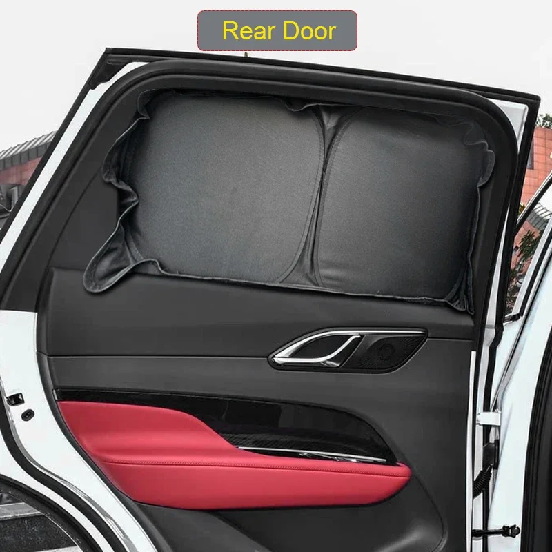 

Car Black Anti-UV Heat Insulation Window Privacy Sunshade For HONGQI HS3 2024-Present Auto Protect Cover Interior Accessory