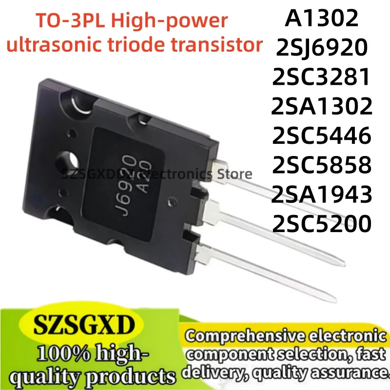 5-10Uds new 2SA1302 2SC3281 A1302 C3281 J6920 2SJ6920 2SC5200 C5200 5200 2SA1943 A1943 2SC5858 C5858 2SC5446 C5446 TO-3PL