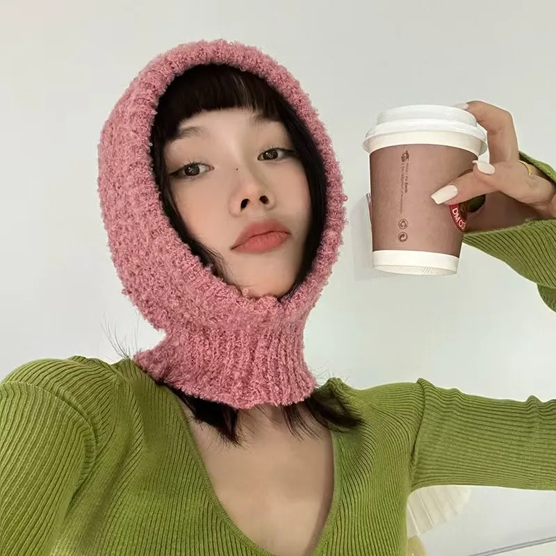 Fishing Mask Half Face Exposed Windproof Thicken Knit Winter Cycling Supplies Dropship