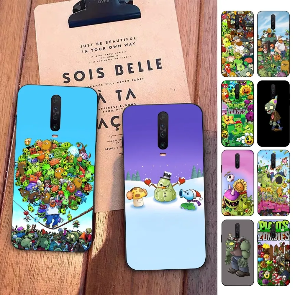 P-plants battle Z-zombie Phone Case For Redmi 5 6 7 8 9 10 plus pro 6 7 8 9 A GO K20 K30 K40 pro plus F3 Fundas