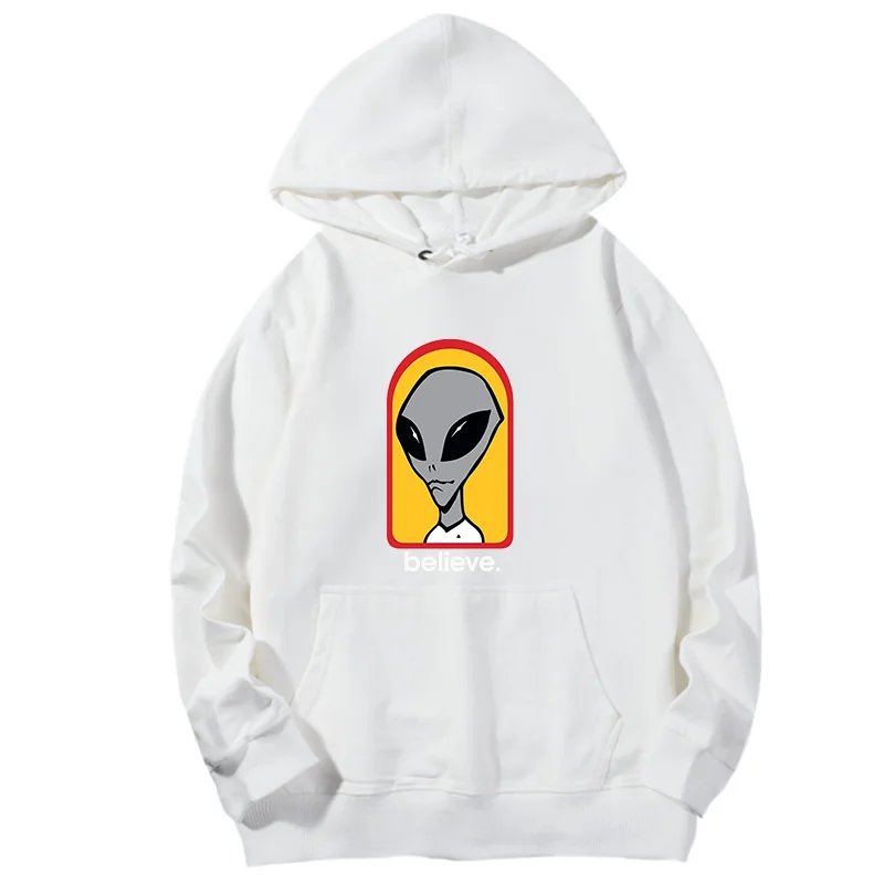 Alien Workshop Believe Speed Way Unisex graphic Hooded sweatshirts essentials Spring Autumn cotton hoodie Men\'s sportswear