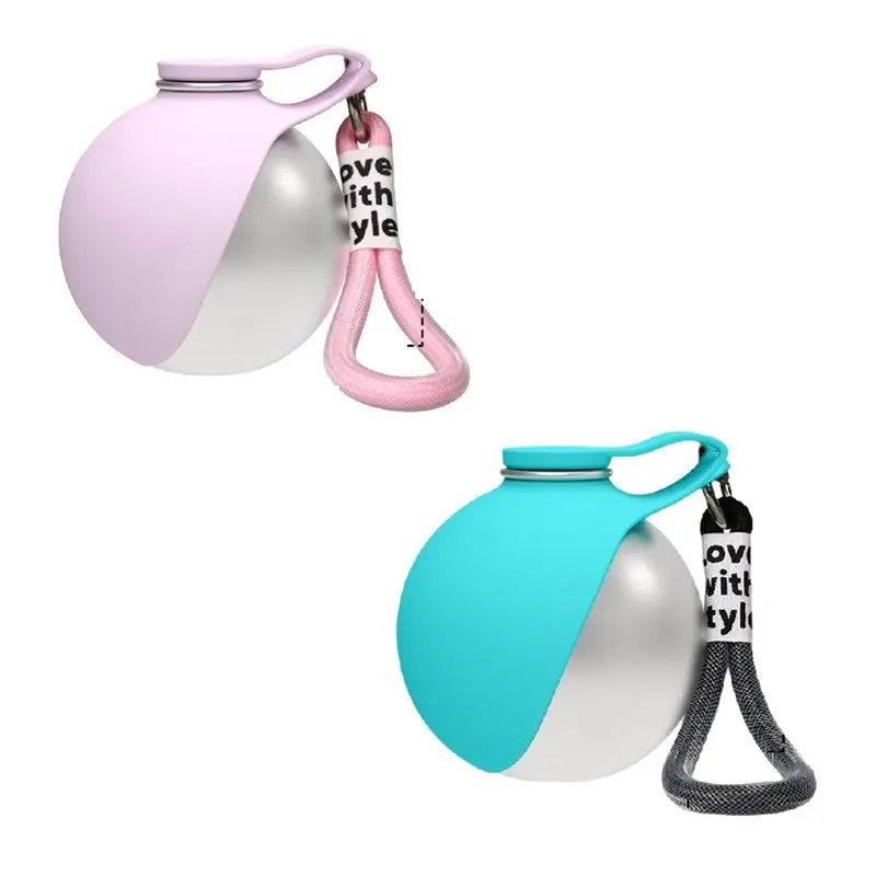 [A93Z!】 Pet Water Cup Cat Dog Stainless Steel Folding Kettle Outdoor Refillable Large Capacity Portable Drinking Fountain