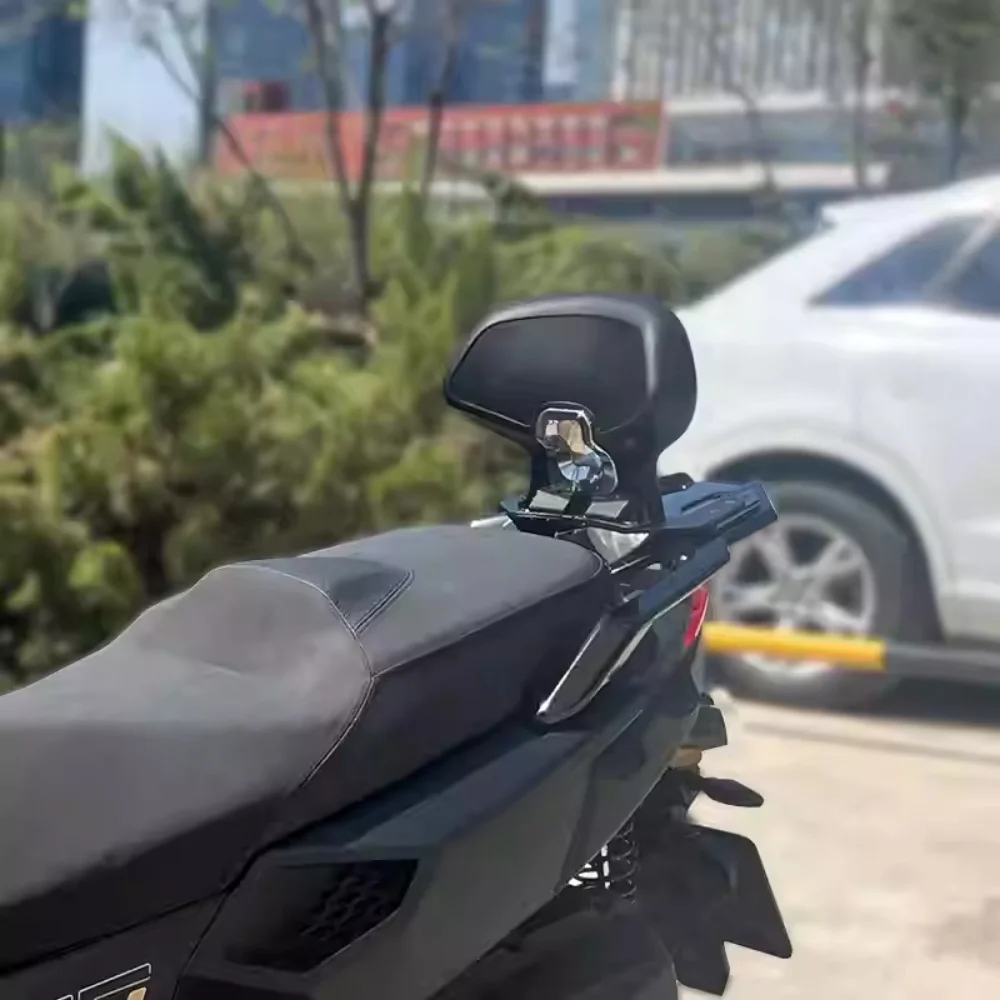 For the 2025 Kymco X350 motorcycle seatback, a dedicated, non-destructive installation motorcycle modification part.（KYMCO X350