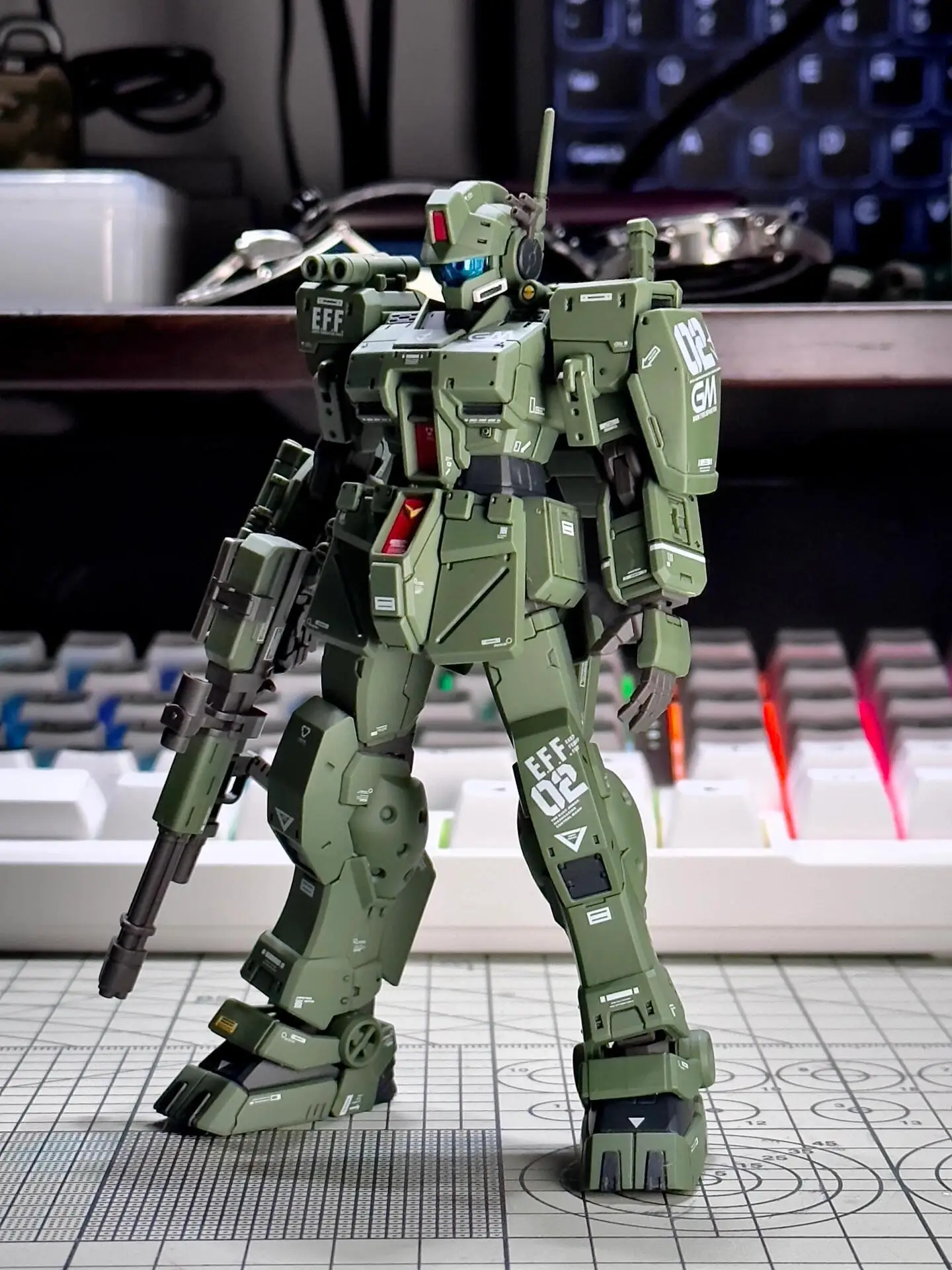 Xfs hg 1/144 RGM-79S gm spartan montagem modelo kit coleção figuras de ação robô fiugrine modelo plástico hobby boneca brinquedo presentes