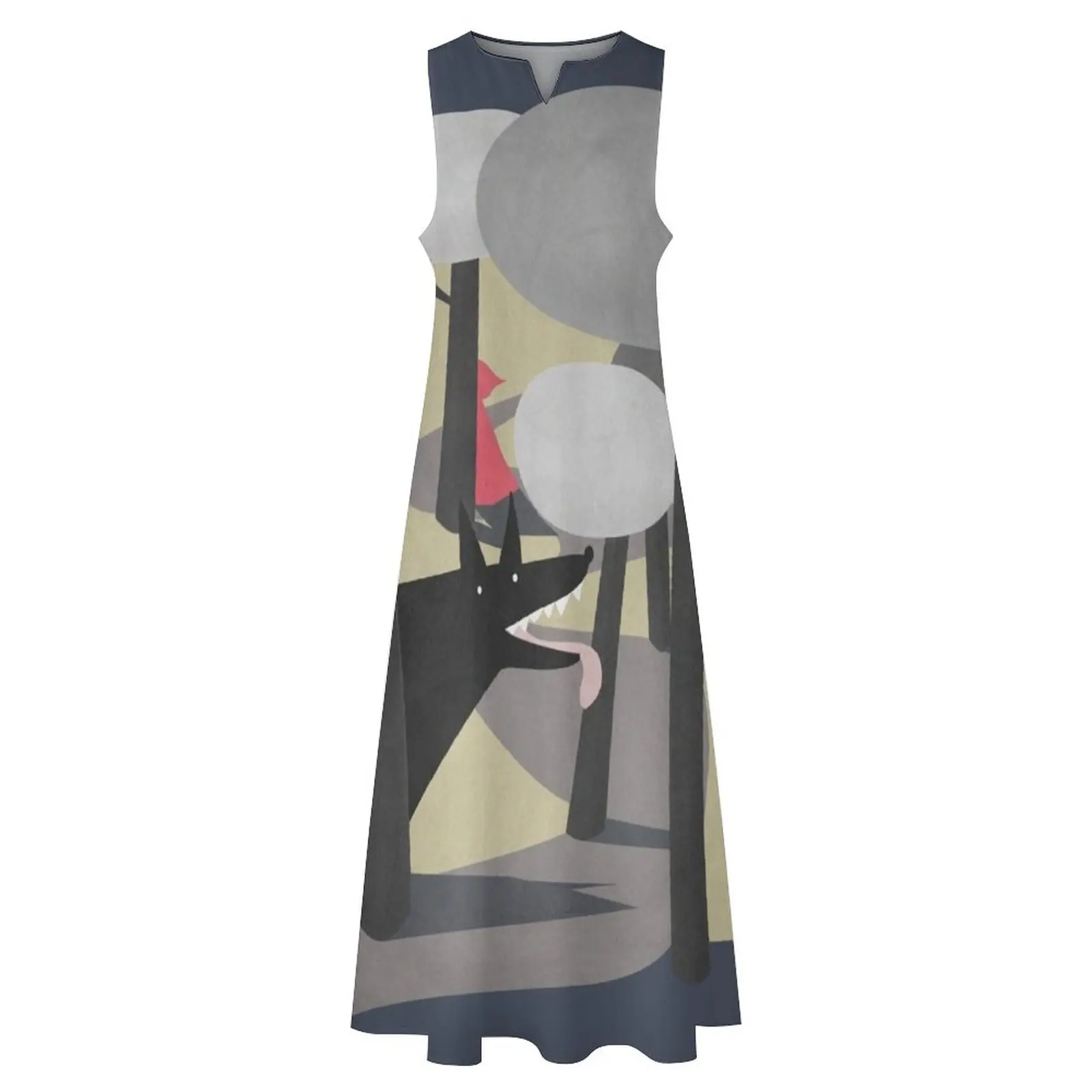 RED RIDING HOOD Long Dress Women's skirt Dress for girls african dresses for woman women's clothing korea stylish Dress