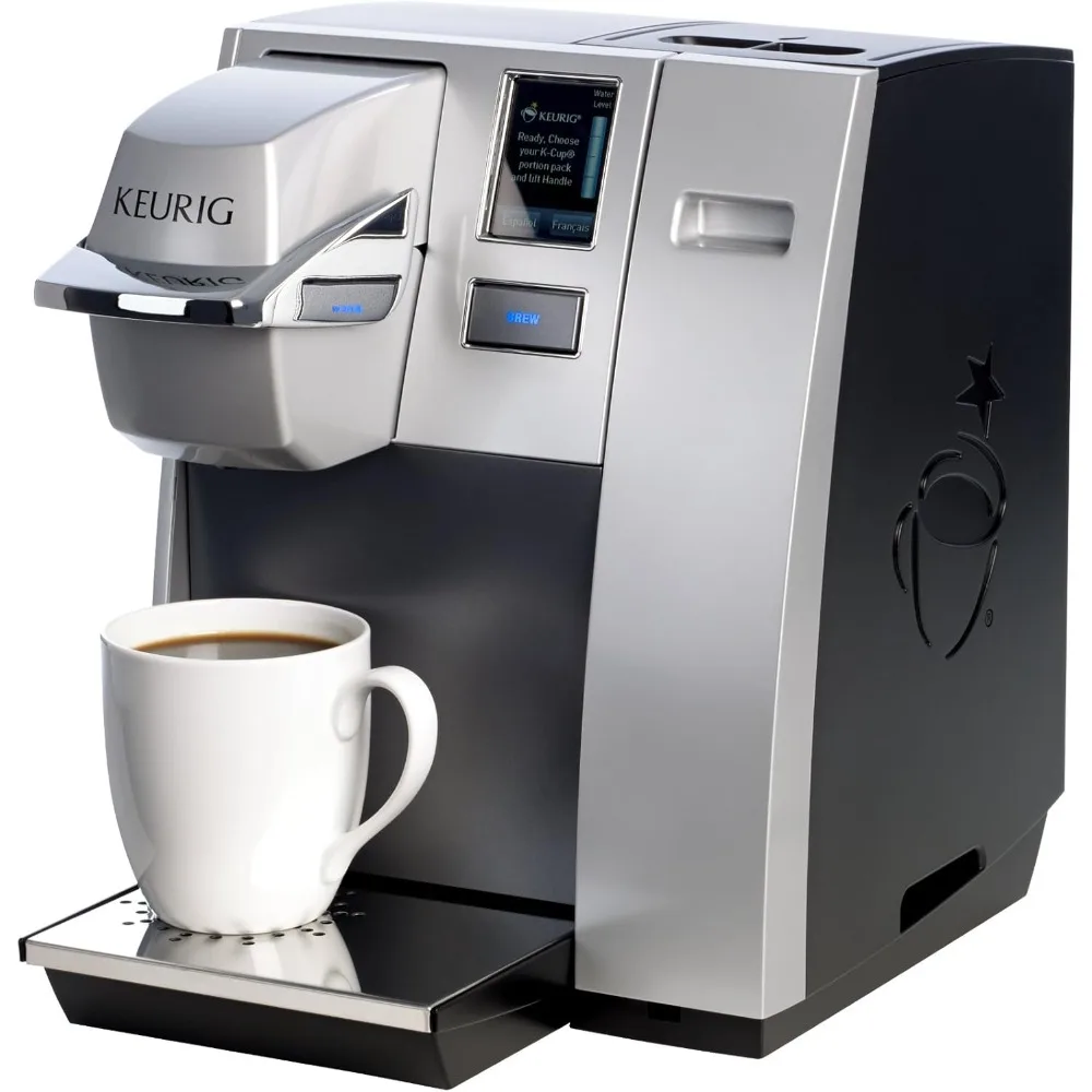 Office Pro Single Cup Commercial K-Cup Pod Coffee Maker, Silver