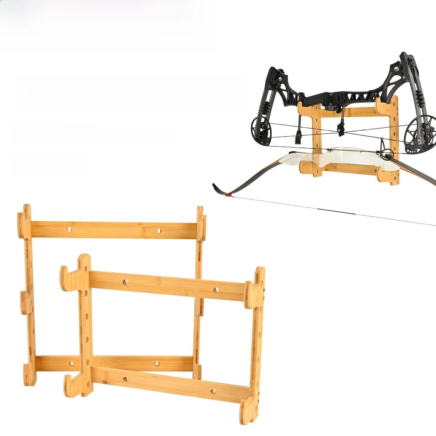 traditional-bow-rack-wall-hanging-bamboo-wood-arrow-museum-home-use-storage-display-multi-arrow-support-stand-archery-equipment