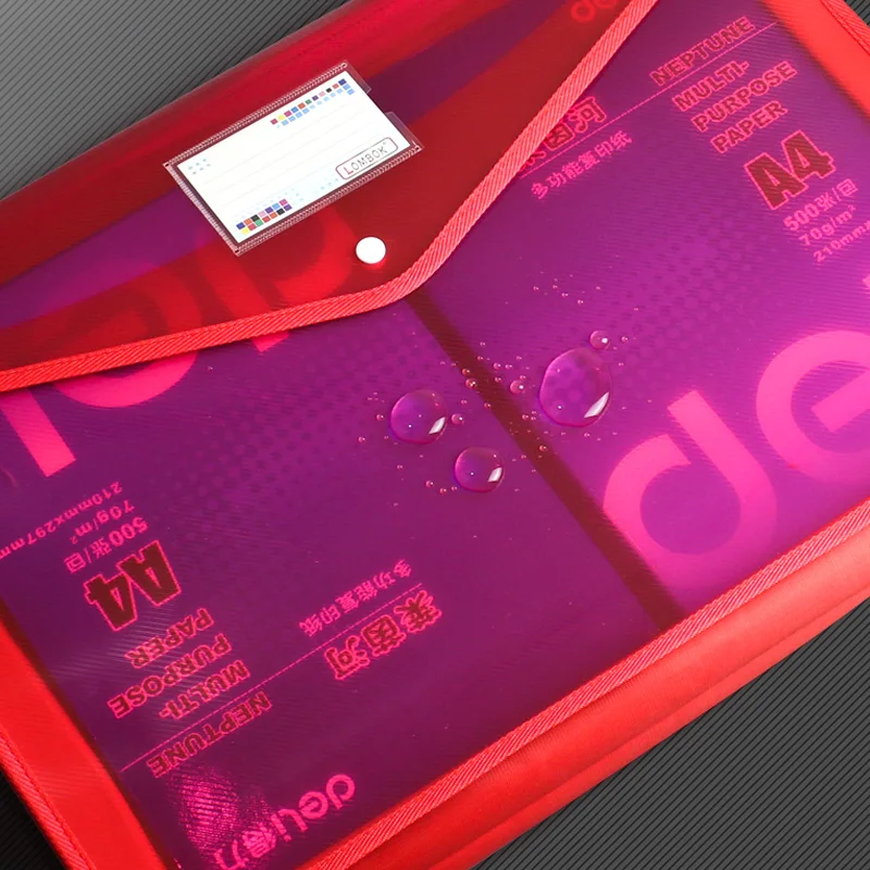 Bolsa para documentos Extra grande A3, bolsa con botón a presión, papel de dibujo de 8k, archivo de datos Simple, bolsa de almacenamiento de trabajo de pintura, bolsa de información grande