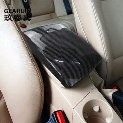 Car Styling Center Console Tidying Armrest Box Panel Protective Cover Sticker Trim For BMW X3 E83 2006-2010 Interior Accessories