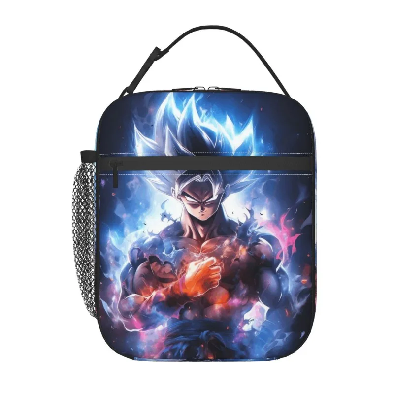 Heiße Verkäufe Dragon Ball Goku Essen Ramen Isolierte Mittagessen Tasche Thermische Tasche Wiederverwendbare Mahlzeit Container Hohe Kapazität Tote Lunch Box