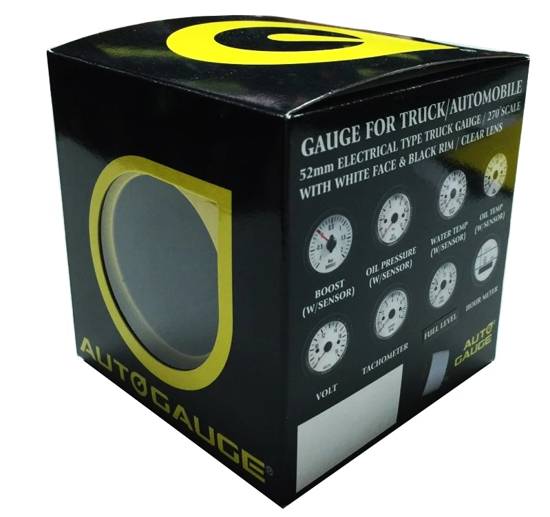 52mm Easy Installation diesel Automobile Electrical boost Gauge
