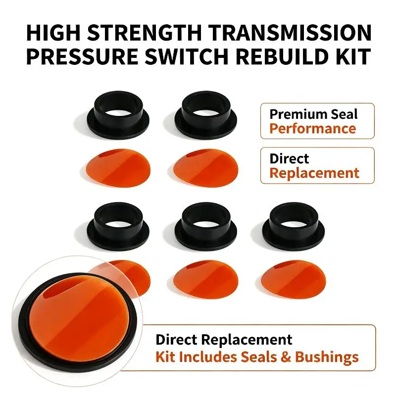 10Pcs For 6L45 6L50 6L80 6L90 6T75 Complete Solution High Strength Transmission Pressure Switch Rebuild Kit