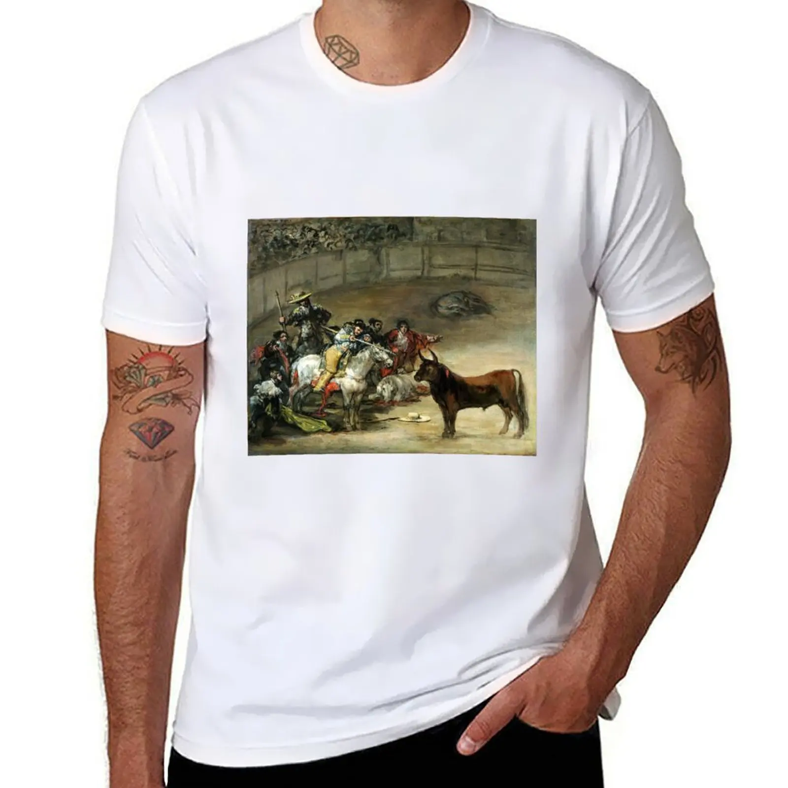 shirts Francisco Suerte Goya man de Bullfight, t t T-Shirt Varas heavy cotton man shirt de cotton for cotton 100% t shirts