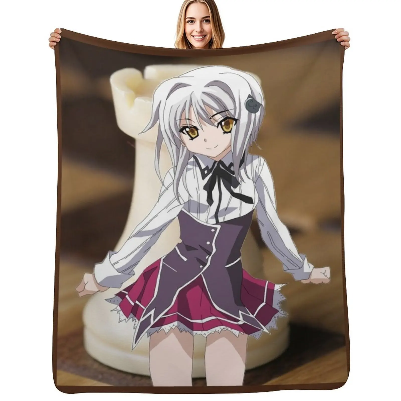 

Koneko - High School DxD Throw Blanket Blankets For Bed Moving Blankets For Sofas Quilt Blankets