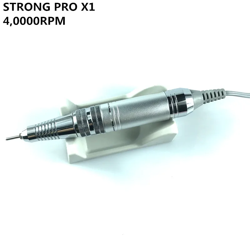 STRONG 210 control box 40000rpm Handpiece PRO X1 105 105L 65W Nail Drills Manicure Machine Pedicure Electric File Bits