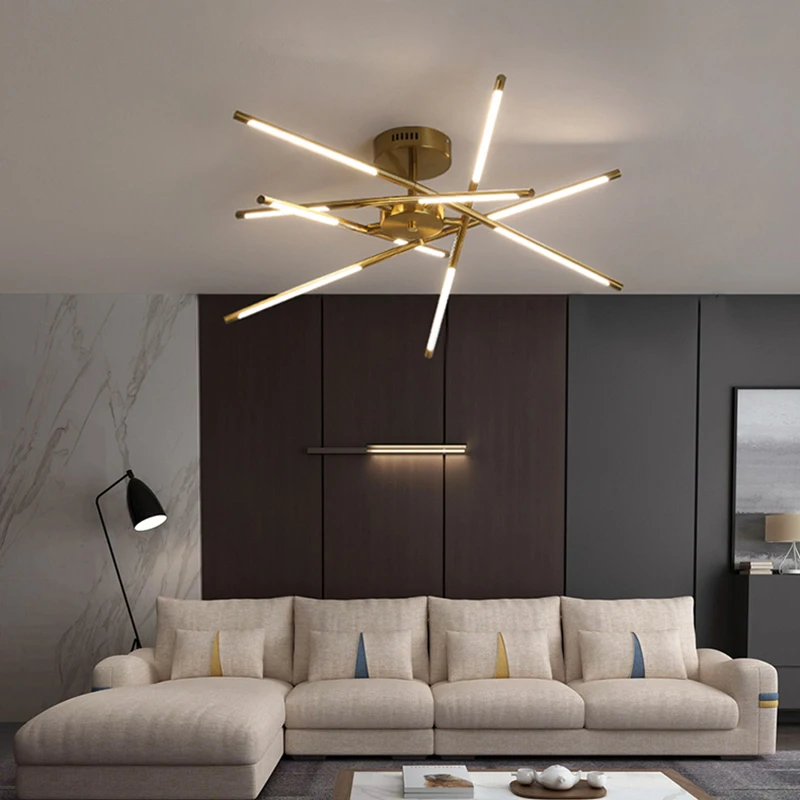 Lampadario moderno 2023 New Trend Home Decor illuminazione a soffitto per soggiorno camera da letto oro cucina Loft tavolo da pranzo lampada a sospensione