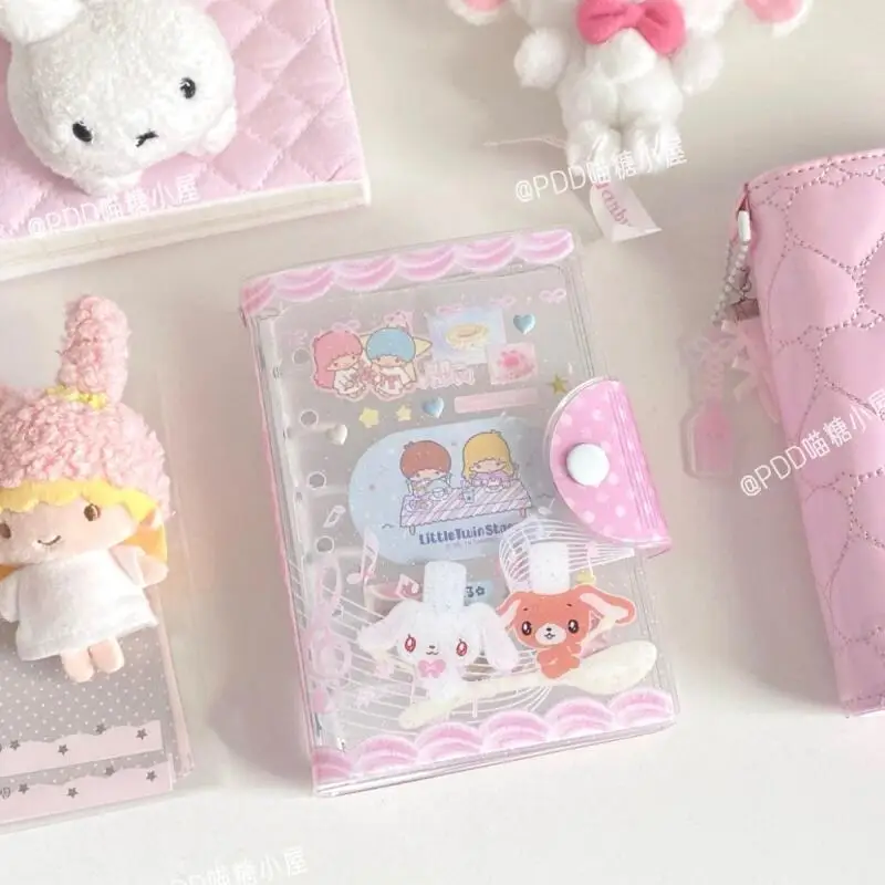 Japanese Style Cute Sugarbunnie A7 Notebook Shell Detachable Flash Portable No Inner Pages Diy Scrapbook Notebook Shell Gift