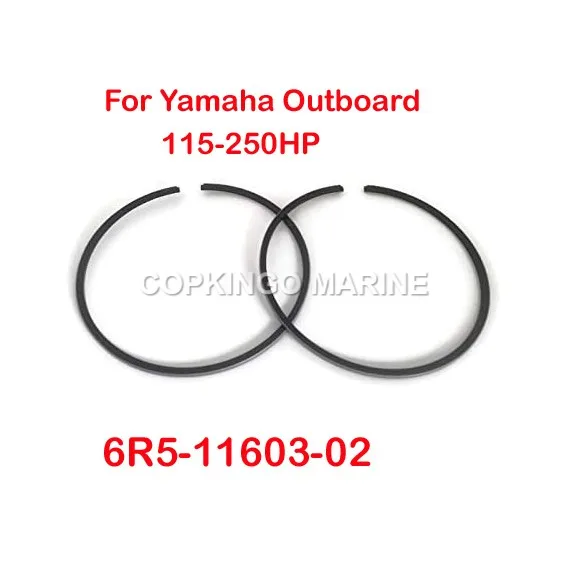 Boat PISTON RING Set STD 6R5-11603-02 90MM For Yamaha outboard 115HP-250HP 2 stroke