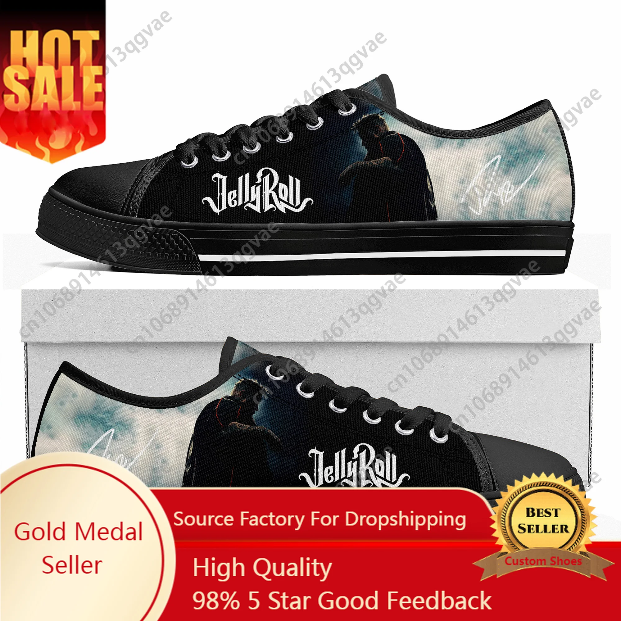 Jelly Singer Roll Music Reaper7man Low Top Sneakers Womens Mens Teenager High Quality Shoes Custom Canvas Sneaker Couple Shoe