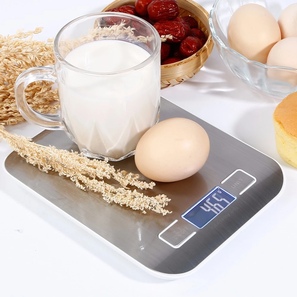 Digital Kitchen Scale 10kg 5kg Precision Electronic Food Scale for Cooking And Baking Measuring Tools Stainless Steel Balance