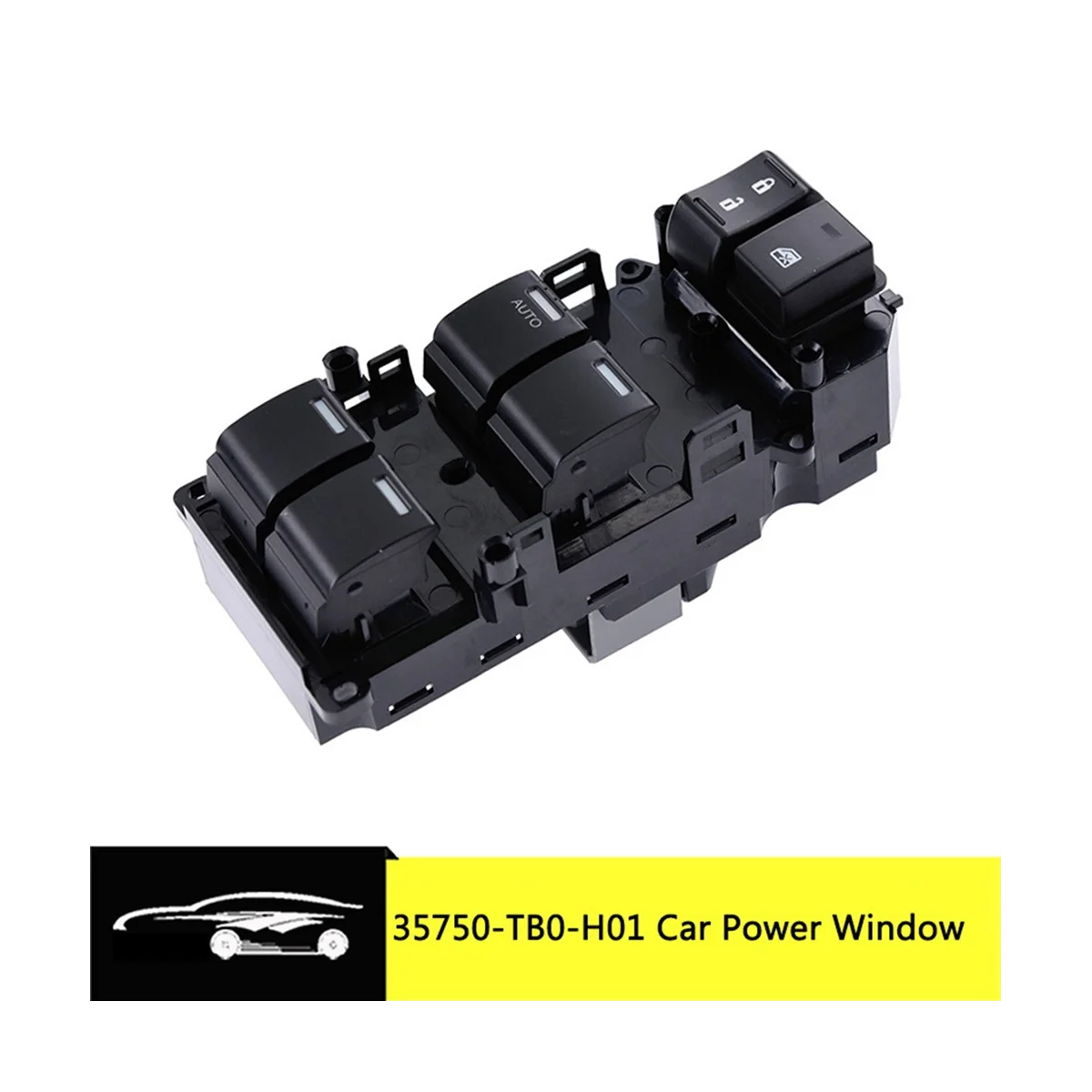 35750-TB0-H01 Left Side Auto Electric Power Window Control Switch for Honda Accord EX LX 2008 -2012 35750TB0H01