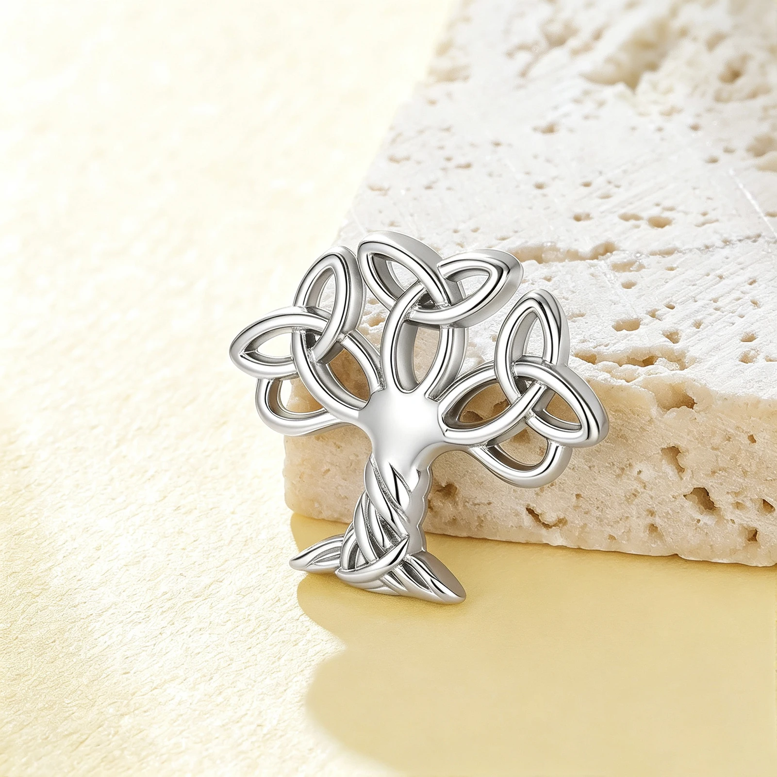 5 Pics Celtic Tree of Life Charms Trinity Knot Woven Charm Irish Celtic Symbol Amulet for DIY Necklace Bracelet Making Jewelry