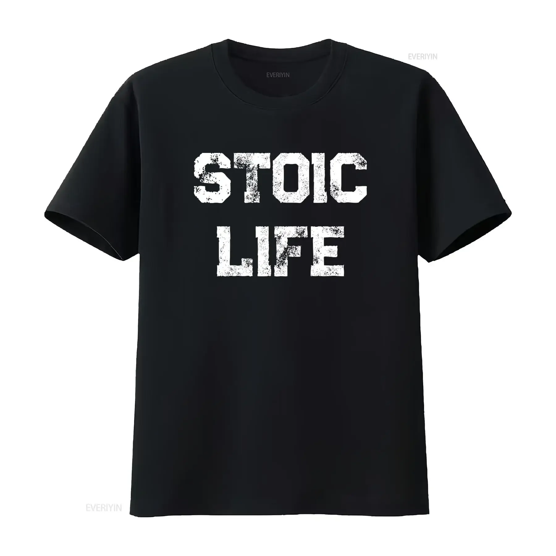 STOIC LIFE Philosophy Stoicism T Shirt Equality Anti Racist Marcus Aurelius vintage Washed Soft Breathable Unisex homme