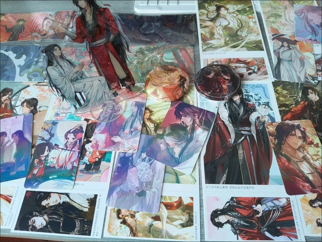 Blessing Of Inhabitants Set Around The High-Definition Laser Ticket Stand-Up Double Flashing Badge Millet Postcard Delicate Gift