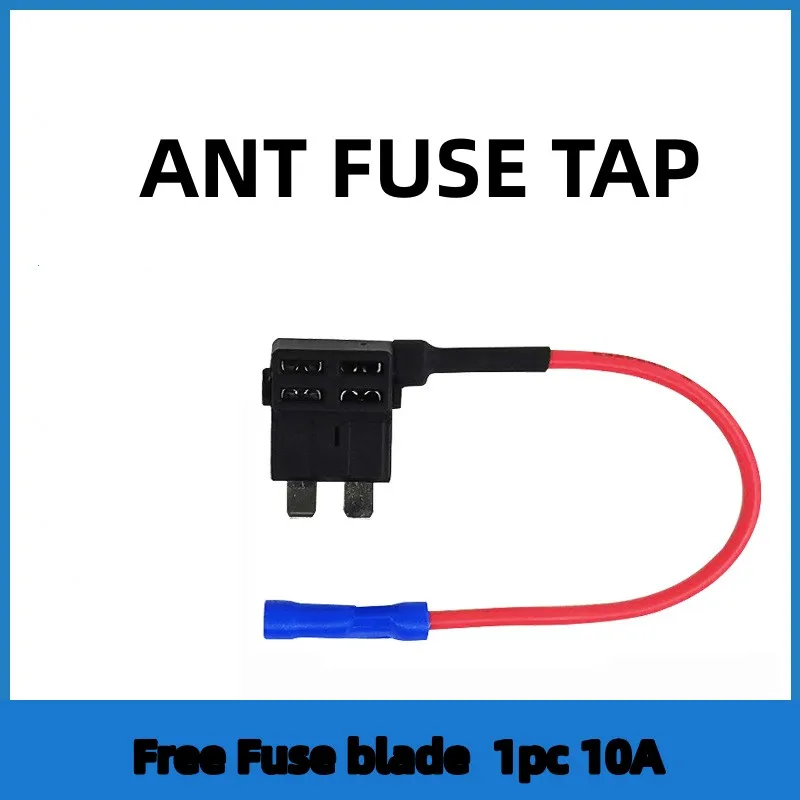 1pcs Add A Circuit Fuse Tap Piggy Back Standard Blade Fuse Holder ATO ATC 12v 24v with 5A,10A,15A,20A.25A Fuse as a gift