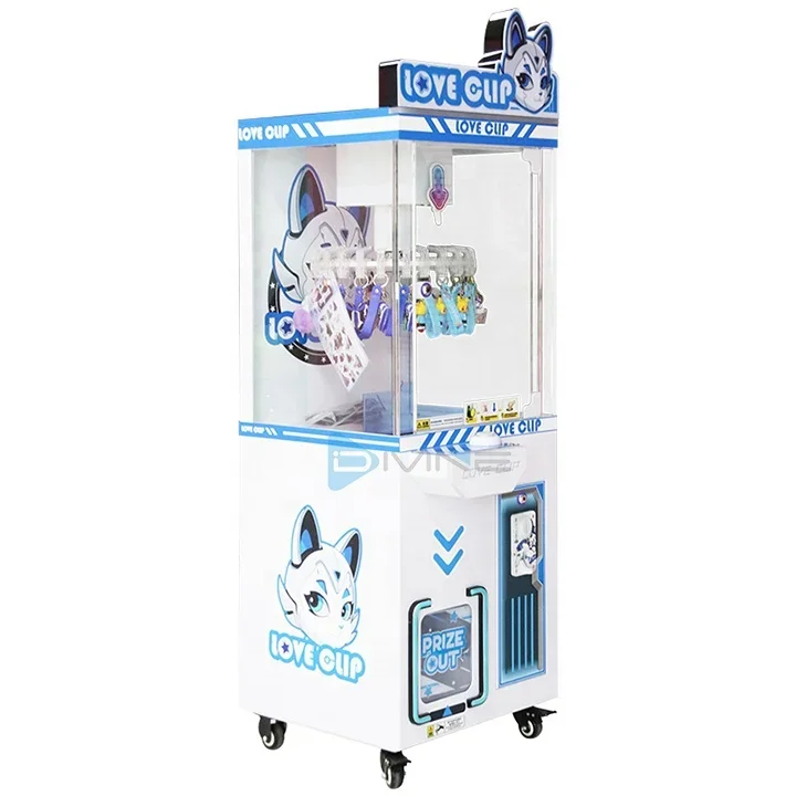 Coin Operated Game Machine Prize Game Machine Mini Clip Machine for Sale