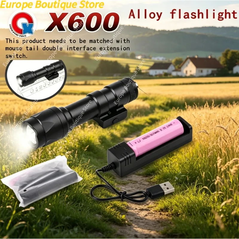 

Upgrade Tactical Flashlight M300 X600 Style Metal Interface For Outdoor Game Toy Accessories