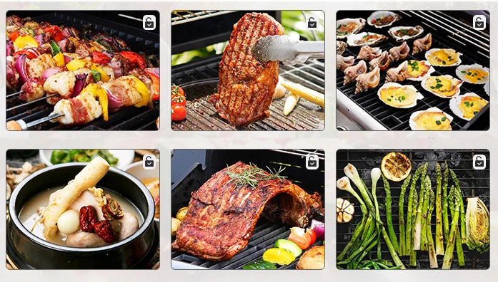 Barbecue Grill Barbecue Grill Oven With CE Shineho Strong Durability High Efficiency Industrial Outdoor BBQ Grill Camping