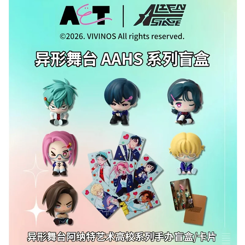 

Manyu Genuine Anat Alien Stage Blind Box Art High School Series Anime Peripheral Desktop Ornament Gift For Female Adult Fans