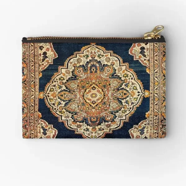 Tabriz Azerbaijan Northwest Persian Rug  Zipper Pouches Packaging Wallet Socks Bag Small Pocket Underwear Key Coin Women