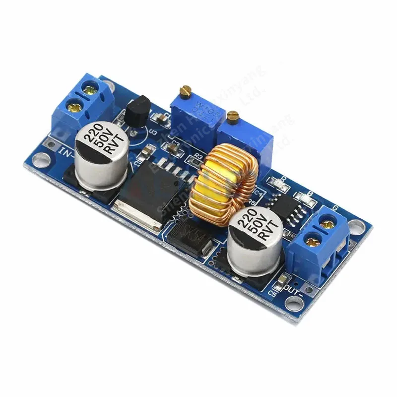 CC/CV 5A Lithium Charger Board XL4015 Adjustable 6-38V To 1.25-36V DC Step Down Power Supply Buck Module