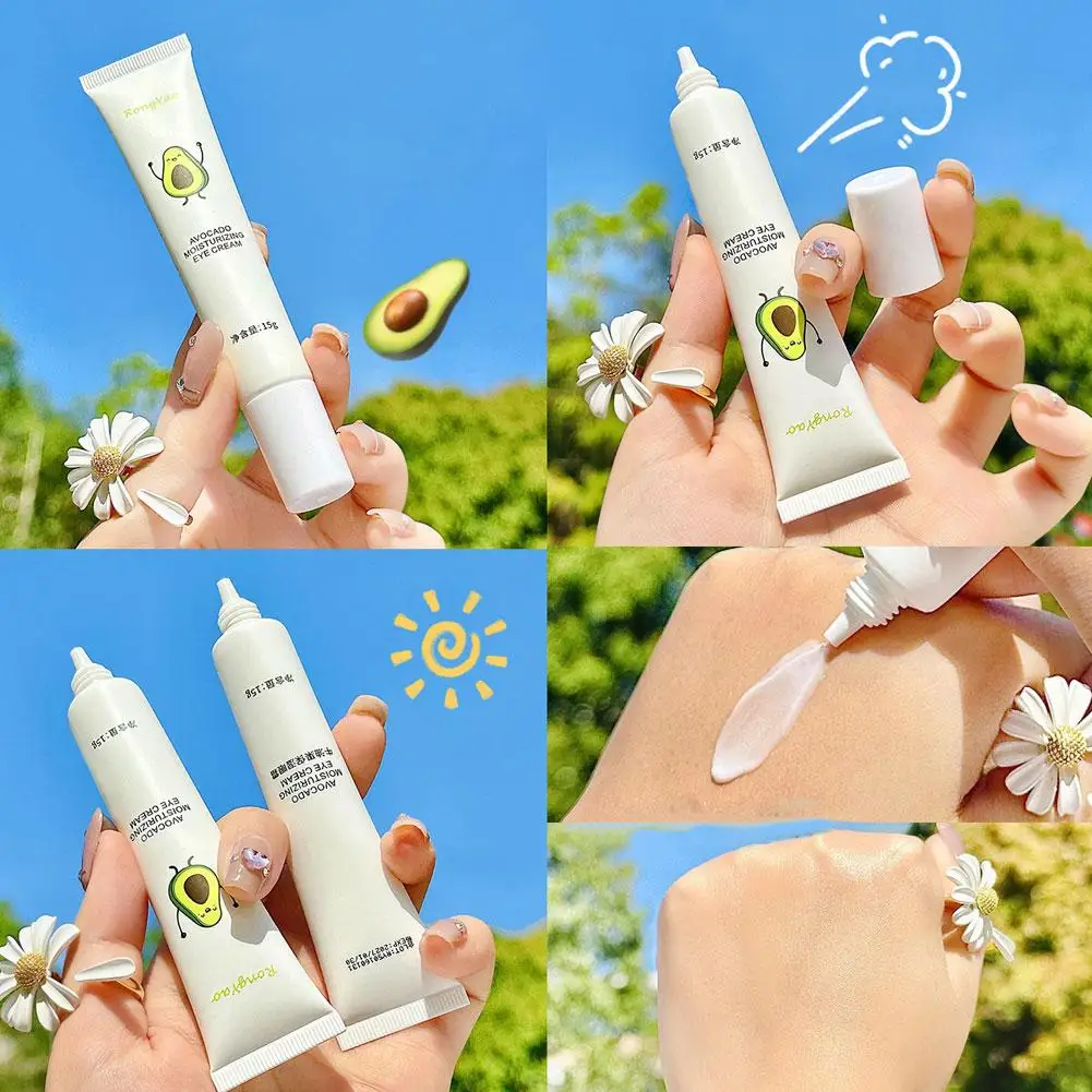 15G Avocado Hydraterende Oogcrème Fade Eye Wags Stevigheid Rimpel Whitening Massager Oogserum Huid Hydraterende Verzorging Beaut N5c1