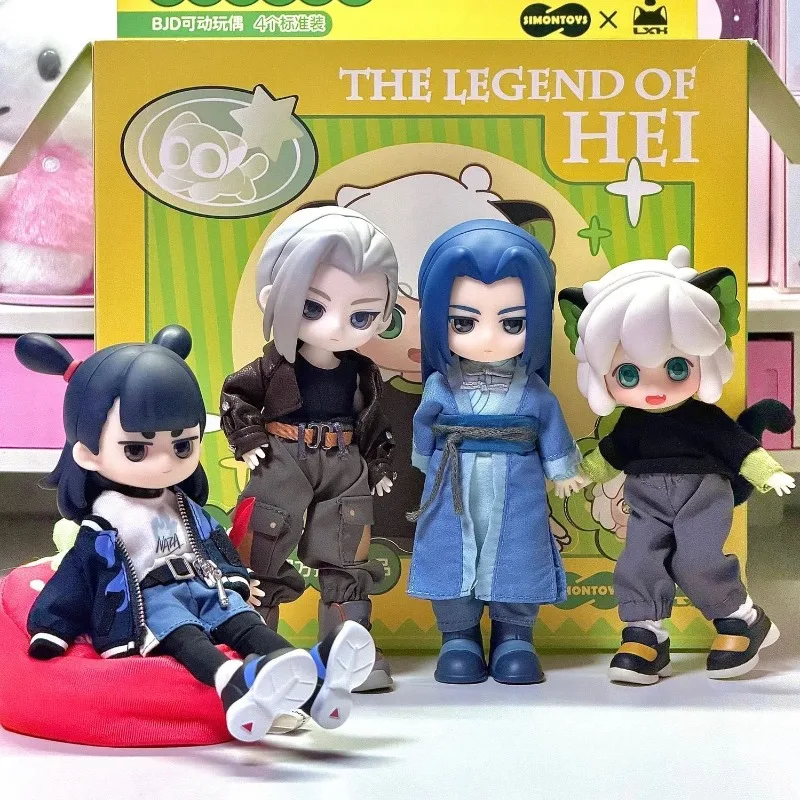 In Voorraad SIMONTOYS De Legende van Hei 12 Bjd Blind Box Mystery Box Poppen Kawaii Action Anime Figuur Blind Box Speelgoed Verjaardagscadeau