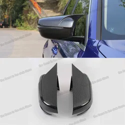 carbon fiber car rearview cover anti-scratch trims for bmw 3 5 6 7 8 series g20 g30 g32 G12 G11 g14 g15 g16 320 520 730 740 840i