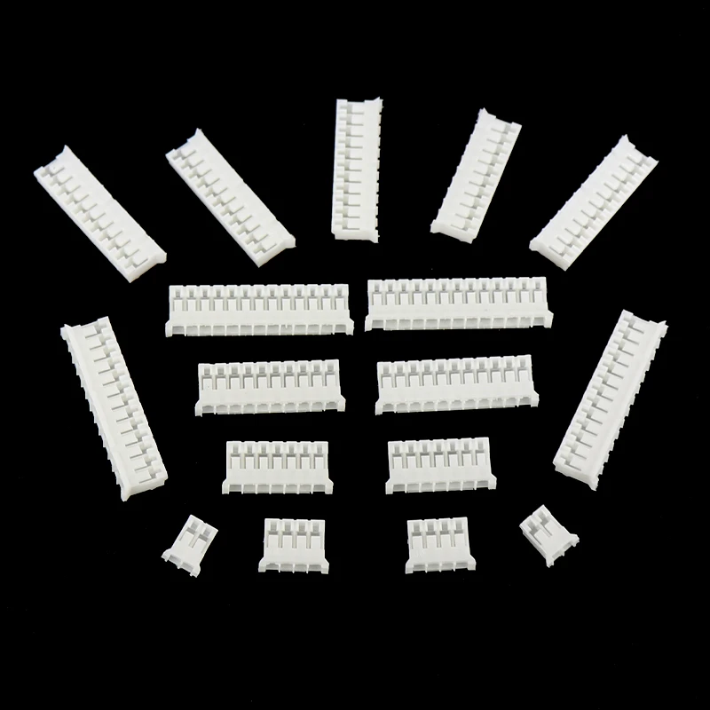 50pcs/LOT PH2.0 2/3/4/5/6/7/8/9/10/11/12/13/14/15/16Pin Wire Connector PH 2.0mm Pitch Terminal Housing Plastic Case Plug Socket