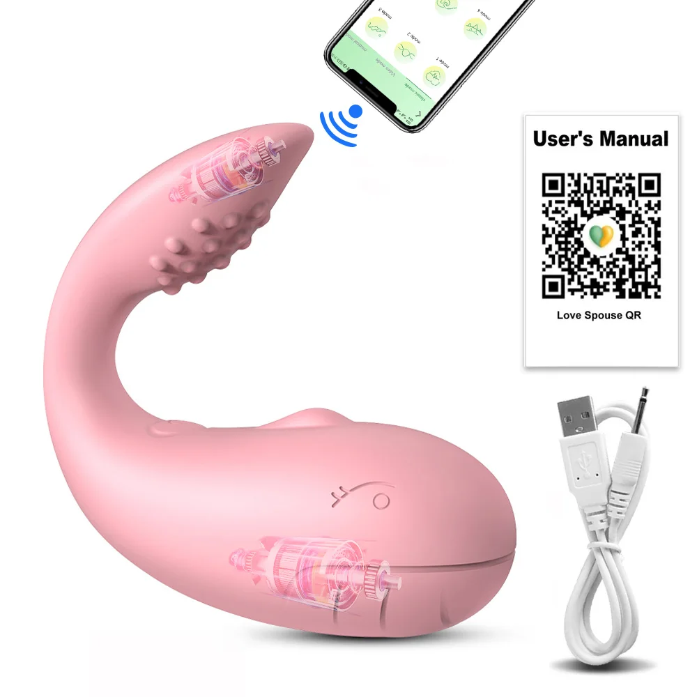 Vibrateur lapin bluetooth sans fil stimulateur clitoridien_voghion.com