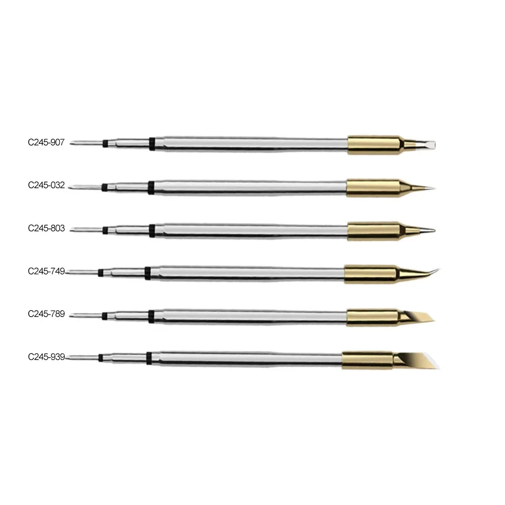 C245 Soldering Iron Tip Spare Replacement Straight Tip For JBC Soldering Station Electric Soldering Iron Welding Soldering Tools