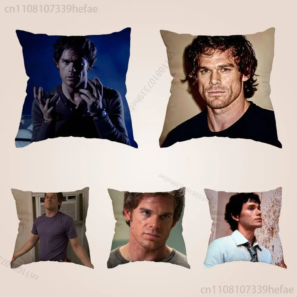 

Movie D-Dexter Morgan Pillow Case Plush Pillow Cases Home Decoration Pillow Cover for Sofa Bed Chair Living Room