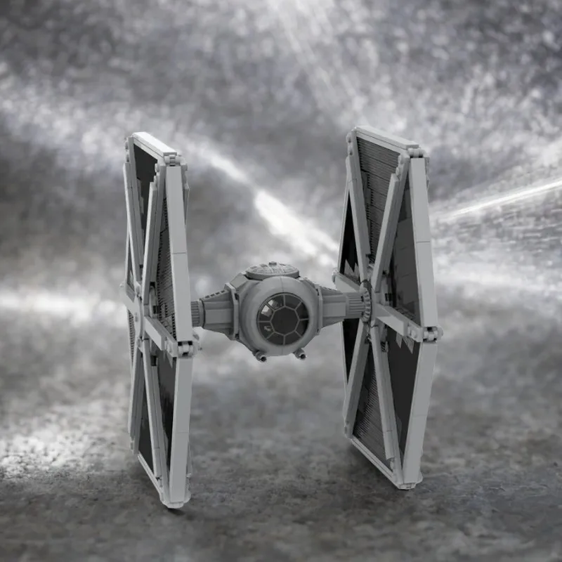 

822pcs MOC TIE Fighter Minifigure Scale Star batter Imperial Fighter Modular Ship Education Model Building Blocks DIY Toys Gift