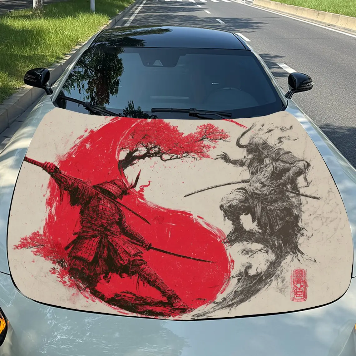 

Tai Chi Warrior Diagram PVC Car Vinyl Wrap - Self-Adhesive Waterproof Hood Decal Sticker,Durable Protection For Trucks, Cars, SU