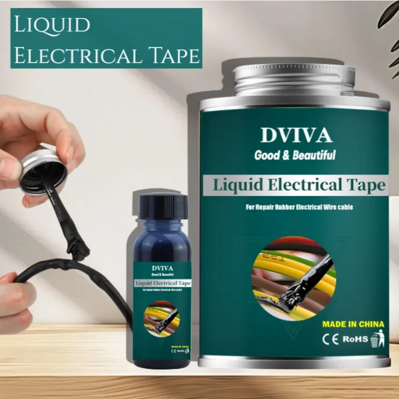 

New Liquid Insulating Tape Liquid Insulation Paste Coat Fix Line Glue Waterproof Insulating Electrical Tape Glue 15/50/150ml