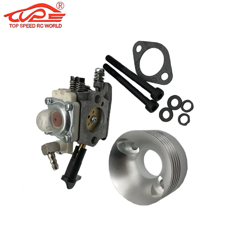 23CC~58CC Engine Upgrade Carburetor or Air Filter Base Kit for 1/5 Hpi Rovan Km Baja FG RCMK GoPed Redcat Zenoah CY Engine Parts